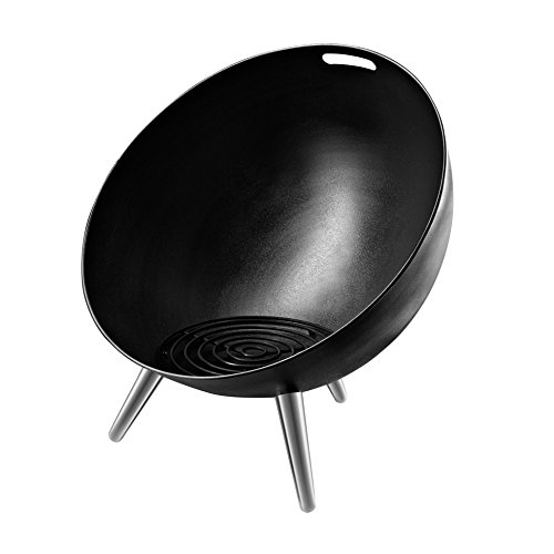 Eva Solo 571099.0 FireGlobe Feuerschale Ø64 cm Höhe 75 cm, Schwarz, 69,6x69x35 cm