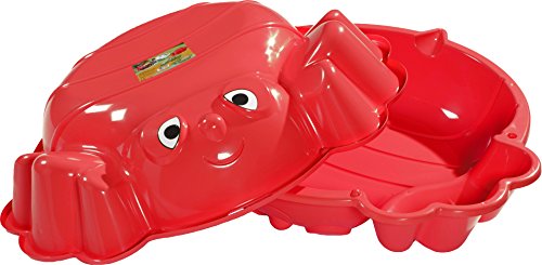 KHW 72001 - Sand-und Wassermuschel Beach Bee, Sandspielzeug, rot