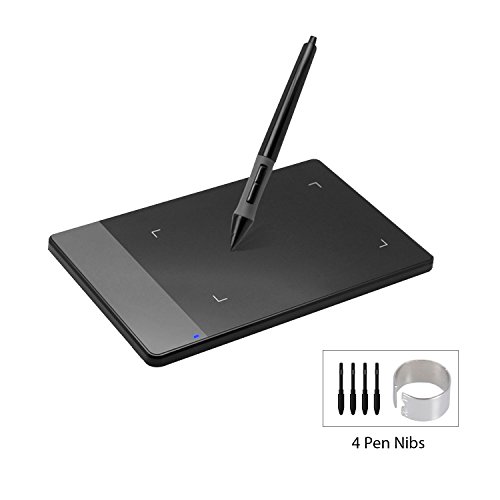 Huion 420 Schwarz 4x2.23 Zoll OSU! Grafiktablett Signaturpad für Mac und Windows PC