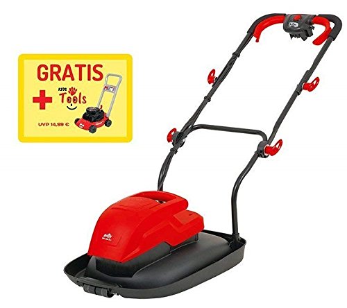 Grizzly Elektro Luftkissen Rasenmäher ERM 1600 34 L, 1600 Watt, 34 cm Schnittbreite, Inkl. Kinderrasenmäher