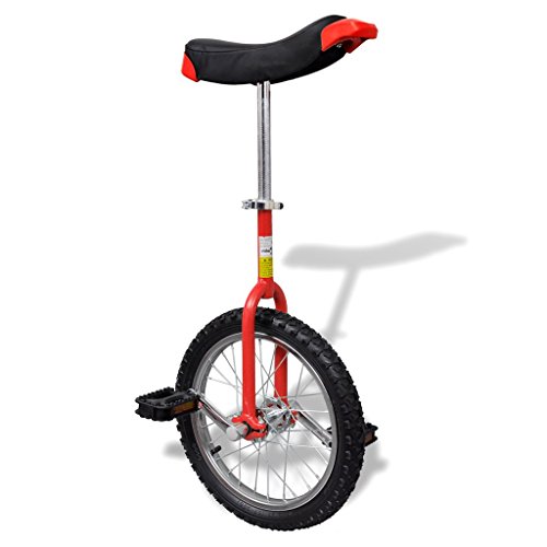 Anself Einrad 16 Zoll 40,7 cm Rot