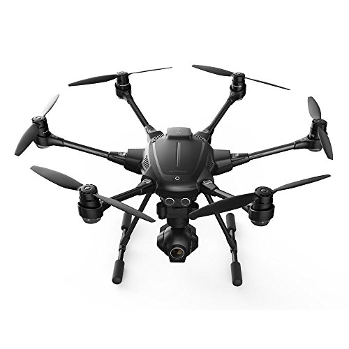 YUNEEC Typhoon H Pro Hexakopter (CGO3 plus Kamera 12 MP, 4K UHD Videofunktion, 17,8 cm (7 Zoll) Touchscreen, Intel-Prozessor) schwarz