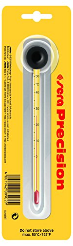 sera 08902 Präzisionsthermometer, Hochpräzises Glasthermometer, Skala von 0 - 50 °C