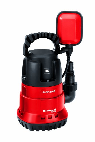 Einhell Tauchpumpe GH-SP 2768 (270 W, max. 6800 l/h, 5 m Eintauchtiefe, max. 35 °C, stufenlos einstellbarer Schwimmschalter, Tragegriff)