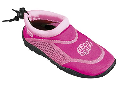 BECO Kinder Sealife Surfschuhe, Strandschuhe, Wattschuhe Surf und Badeschuhe, Pink, 26/27