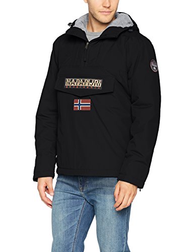 Napapijri Herren Rainforest Winter Jacke, Schwarz (Black 041), Large
