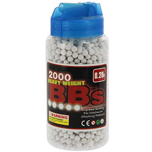 G8DS Softair Munition Airsoft 6mm BB weiss poliert 2000 Stk im Speedloader 0,2g