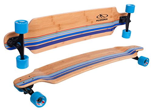 HUDORA Longboard Black's Beach - ABEC 7 - Skateboard - 12810