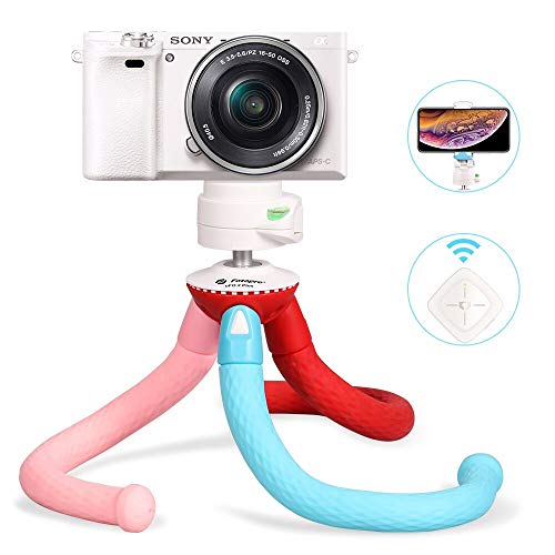 Fotopro Handy Stativ Flexibel Kamera Stativ für Smartphone UFO Rainbow Ministativ Tripod für iPhone, Samsung Galaxy, Huawei, Xiaomi, DSLR, Canon, Nikon