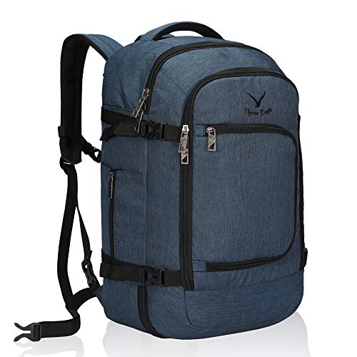 Hynes Eagle 40 Litern Großer Reiserucksack Handgepäckkoffer Handgepäck im Flugzeug 51x34x25cm Grau 3