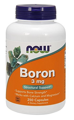 Now Foods, Boron, 3mg, 250 Kapseln