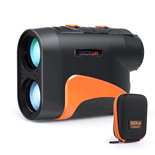 Entfernungsmesser Golf, Tacklife professionalles Neigungsmessung Rangefinder Outdoor Distanzmesser für Entfernung, Winkel und Höhe Messung MLR04 600M 6X Vergrößerung