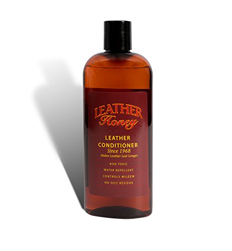 Lederpflege von Leather Honey, die beste Lederpflege seit 1968, 237-ml-Flasche. Für die Anwendung auf Lederbekleidung, Möbeln, Auto-Innenausstattung, Schuhen, Taschen und Accessoires. Ungiftig und hergestellt in den USA!