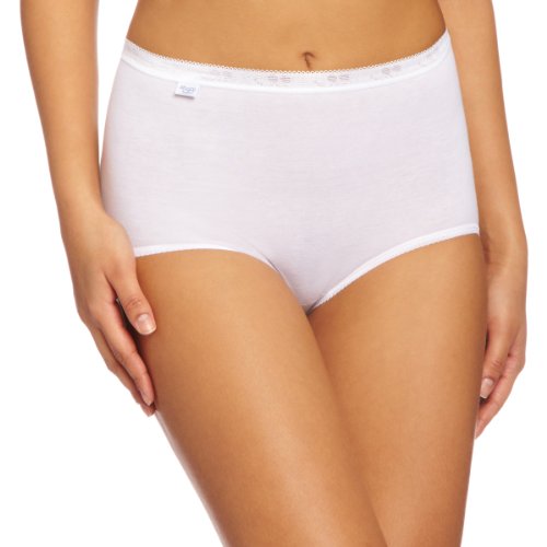 Sloggi Damen Taillenslip 3er Pack, Weiß, Gr. 40 EU (Herstellergröße:42)