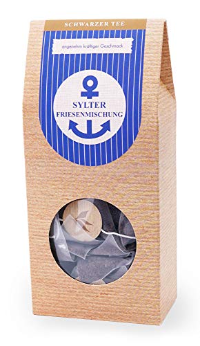 Schwarztee im Pyramidenbeutel 2er Pack kräftig Englisch Breakfast Ostfriesentee - Black Tea Sylter Friesenmischung 15 Beutel Mehr Meer Sylter Teekontor