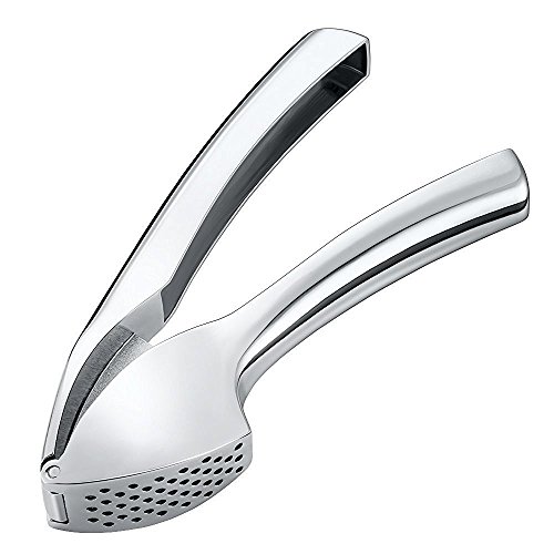 [Knoblauchpresse] FREETOO Knoblauchschneider Garlic Press häuslicher Knoblauch Crusher praktischer Küchenhelfer mit langer Verwendungsdauer für besseres Familienleben