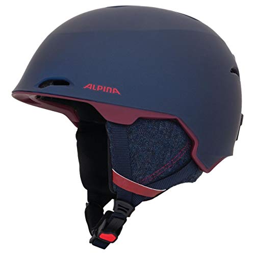 ALPINA Erwachsene Maroi Skihelm, Nightblue-Bordeaux matt, 57-61 cm
