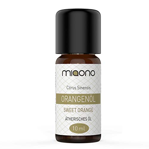 Orangenöl - 100% naturreines, ätherisches Öl (10ml) von miaono (Glasflasche)
