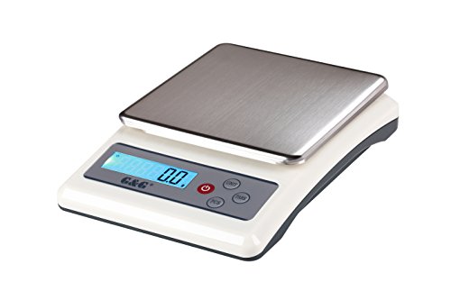 G&G KF6000A oder KF3000A 0,1g - 6000g Präzisionswaage Küchenwaage Briefwaage Tischwaage (KF6000A)