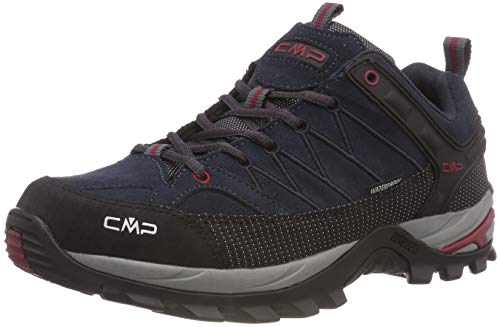 CMP Herren Rigel Low Trekking- & Wanderhalbschuhe, Grau (Asphalt-Syrah 62bn), 45 EU
