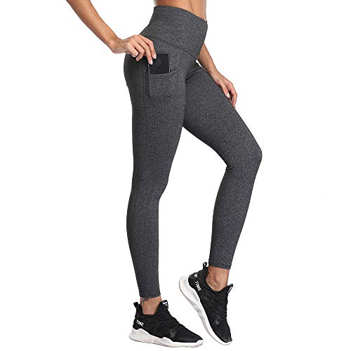 SIMIYA Damen Leggings, Lang Frauen Sporthose, Stretch und Hohe Taille 3/4 Hose, 1 Pack