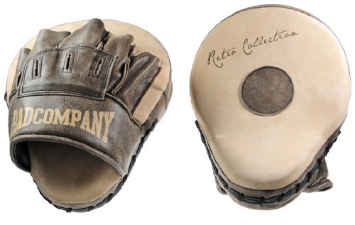 Deluxe Rindsleder Handpratzen (gekrümmt) 2er Set braun