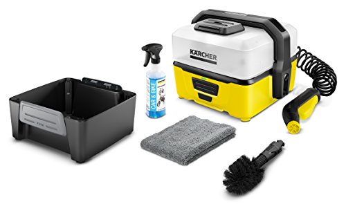 Kärcher OC 3 Mobile Outdoor Cleaner inkl. Bike Box, mit Lithium-Ionen-Akku und Wassertank