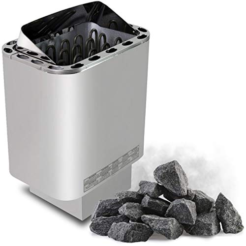 Sentiotec Nordex hot.line finnischer Saunaofen Saunaheizgerät 6/8 / 9 kW optional mit Saunasteine (9 kW, Mit Saunasteine)
