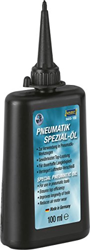 HAZET Pneumatik-Öl (Füllmenge: 100 ml, silikonfreies Spezial-Öl, direkte Verwendung dank Tülle) 9400-100