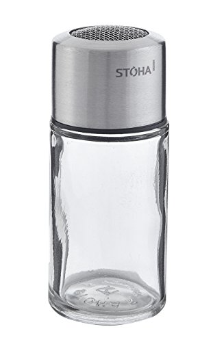 Fackelmann 55295 Stoha Kakaostreuer 11 cm, edelstahl / glas