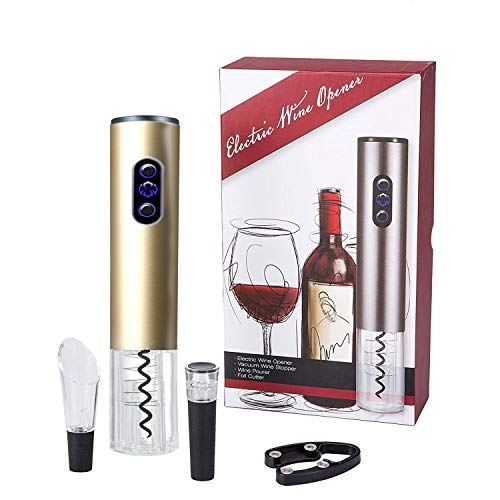 Bi-Komfort Elektrischer Korkenzieher, Elektrischer Weinöffner, Automatischer Flaschenöffner, Automatischer Weinflaschenöffner