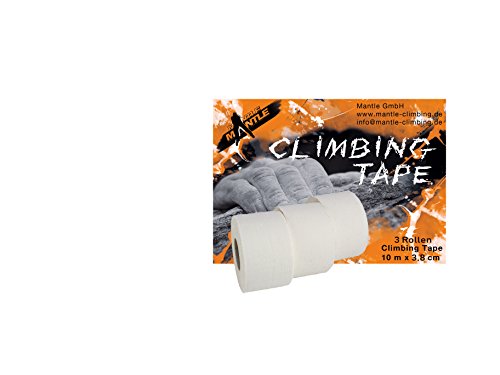 Mantle Fingertape 3 x 3, 8 cmx10m Tape, Weiß, M