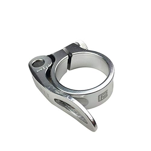 PLATT Fahrrad Sattelklemme mit Schnellspanner Aluminium Legierung Sattelklemme 28,6/31,8/34,9 mm