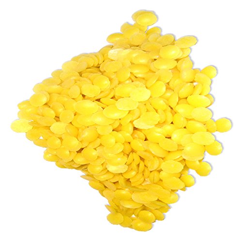100% reine Bienenwachs Pastillen, bestens geeignet für Creme, Salben, Seife und Kerzen selbst herzustellen