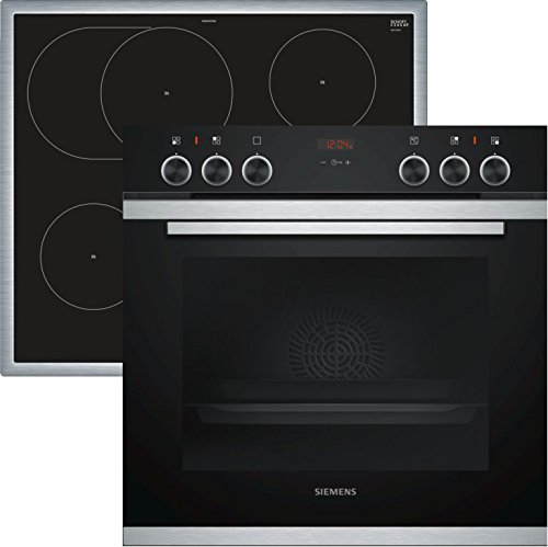 Siemens iQ300 Einbau-Elektro-Backofen mit Induktionskochfeld Kombination EQ211WA00 / Edelstahl / Schnellaufheizung / 3D Heißluft plus / Halogenbeleuchtung / powerBoost