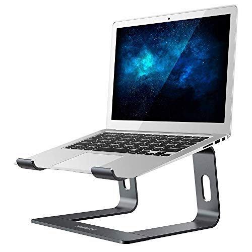 Laptop Ständer, Nulaxy Ergonomisch Notebook Stand : Universal PC Halter, Halterung, Riser für Dell, HP, Samsung, Lenovo alle 10'~17' Notebooks - Grau