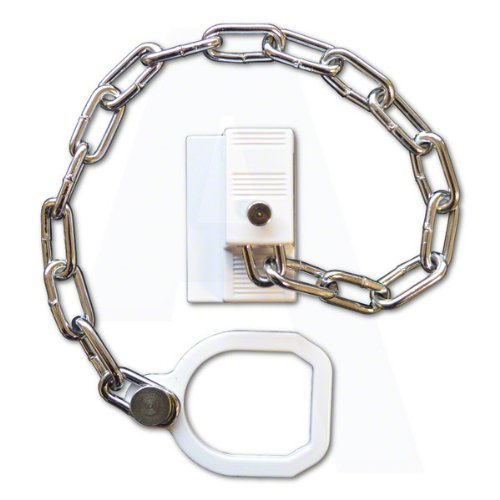 ASEC Sicherheitskette, UPVC, Rechtsseitig, Mit Ring