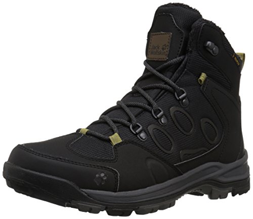 Jack Wolfskin COLD TERRAIN TEXAPORE MID M, Herren Trekking- & Wanderstiefel, Schwarz (black 6000), 44 EU (9.5 UK)