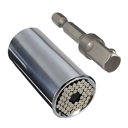 Enjoydeal ETC-120A Steckschlüssel Multi Funktions Handwerkzeuge Universal Reparatur Werkzeuge 7-19mm HSS-Adapter