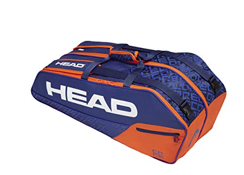 HEAD Core 6R Combi Tennistasche Blau Orange