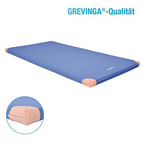 Grevinga Turnmatte mit Lederecken 100 x 200 x 6 cm