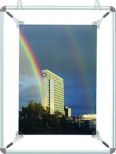 Franken BS1104 Spannrahmen (aus Aluminium mit Eckverbindungen) 70 x 94.7 cm, silber