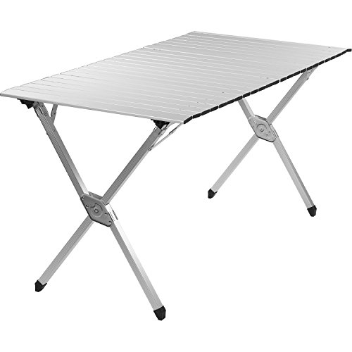 Aluminium Campingtisch klappbar Falttisch 141 x 70 cm Alu Klapptisch inkl. Tragetasche