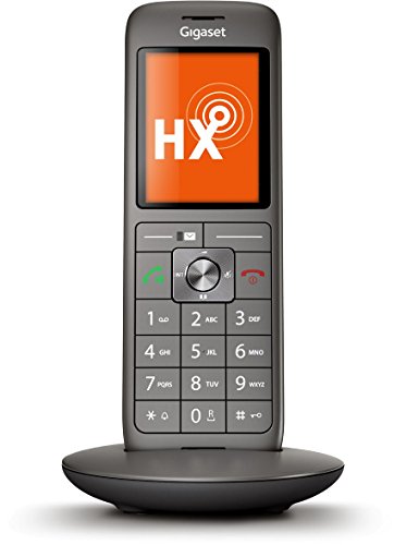 Gigaset CL660HX Telefon - Schnurlostelefon / Mobilteil - TFT Farbdisplay / Freisprechen / Grosse Tasten - IP Telefon - schnurlos / VoIP - Router kompatibel - anthrazit
