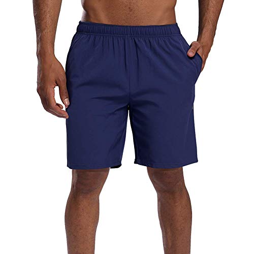 CAMEL CROWN Herren Shorts Kurze Hose Schnell Trocknend Atmungsaktive Sporthose Taschen Männer Running Fitness Gym Sport Shorts mit Kordelzug Training Shorts