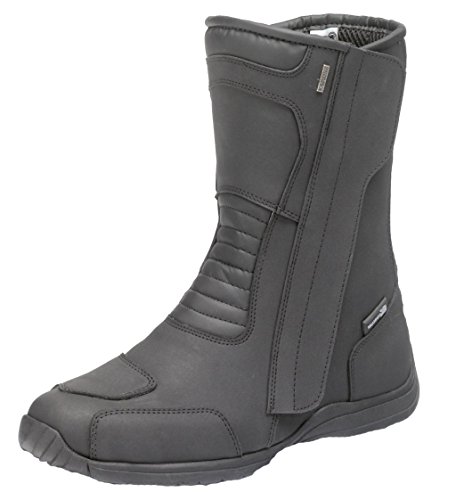 'Hurricane' Tourenstiefel Motorradstiefel Biker Stiefel Kochmann Leder Schwarz Gr. 45