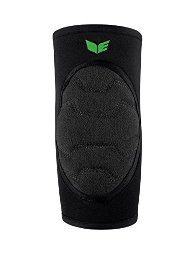 Erima Unisex Ellenbogenschützer, Schwarz (Black/Green), M