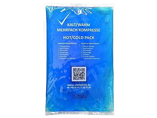 3 Stück 21 cm x 38 cm Kalt-Warm Kompresse Mehrfach kompresse Wiederverwendbar Coolpack Mikrowellen geeignet