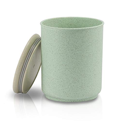 Nachhaltige Vorratsdose - Die Frischhaltedose aus Weizenstroh - Plastikfreie Aufbewahrungsbox, perfekt für das Unverpackt Einkaufen oder auch als Lunchbox (800 ml)