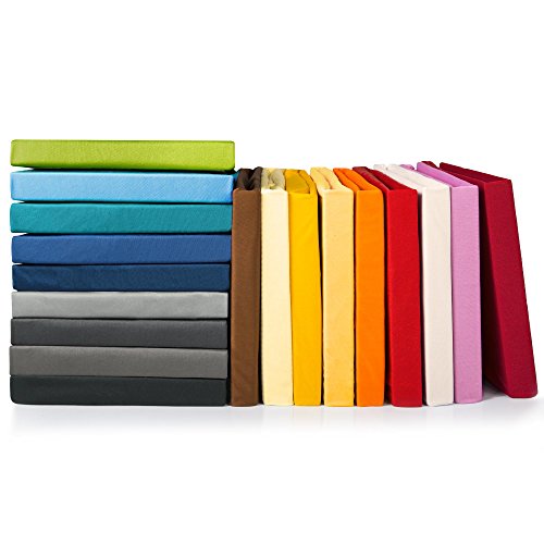 CelinaTex Jade Jersey Spannbettlaken 140x200-160x200 Microfaser Bettlaken hautfreundliches Spannbetttuch 0003771 grün